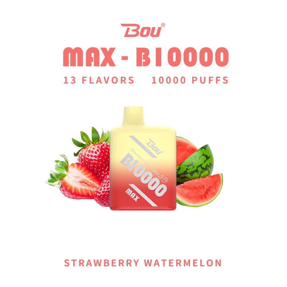 BOU MAX B1000.rechargeable device with a 650mah battery and 1.2ohm mesh coil. Switch vapes in Pakistan
