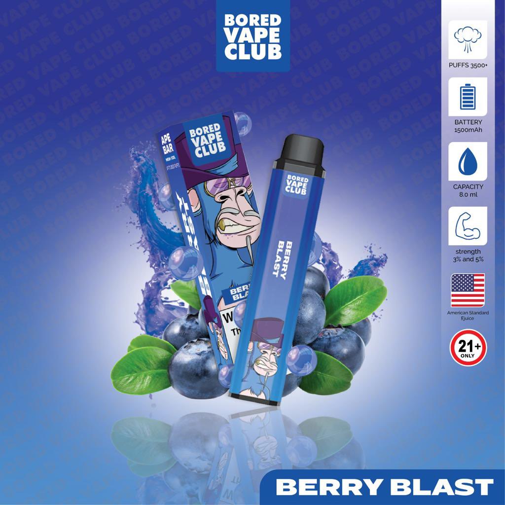Bored Vape Club - Ape Bar Disposable 3500 Puffs - Berry... Switch vapes Bored Vape Club - Ape Bar Disposable 3500 Puffs - Berry... Switch vapes