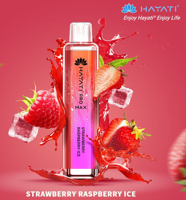 Hayati Pro Max-4k Puffs-Strawberry Raspberry Ice Switch... Switch vapes Hayati Pro Max-4k Puffs-Strawberry Raspberry Ice Switch... Switch vapes