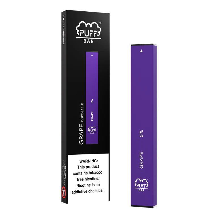 Puff Bar 500 Puffs - Grape 20mg Nicotine Switch vapes Puff Bar 500 Puffs - Grape 20mg Nicotine Switch vapes