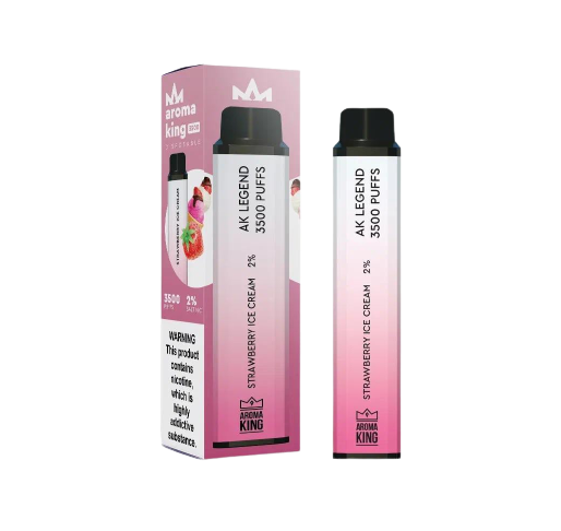 strawberry ice cream vape disposable Aroma King Legend 3500 puffs