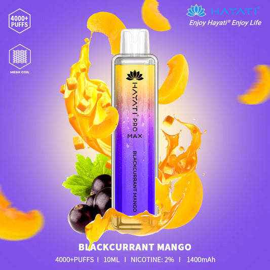 Hayati Pro Max - 15k puffs - Blackcurrant Mango