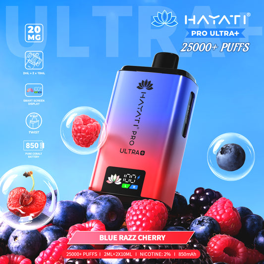 Hayati pro plus 25k Puff - Blue Razz Cherry (coming soon)
