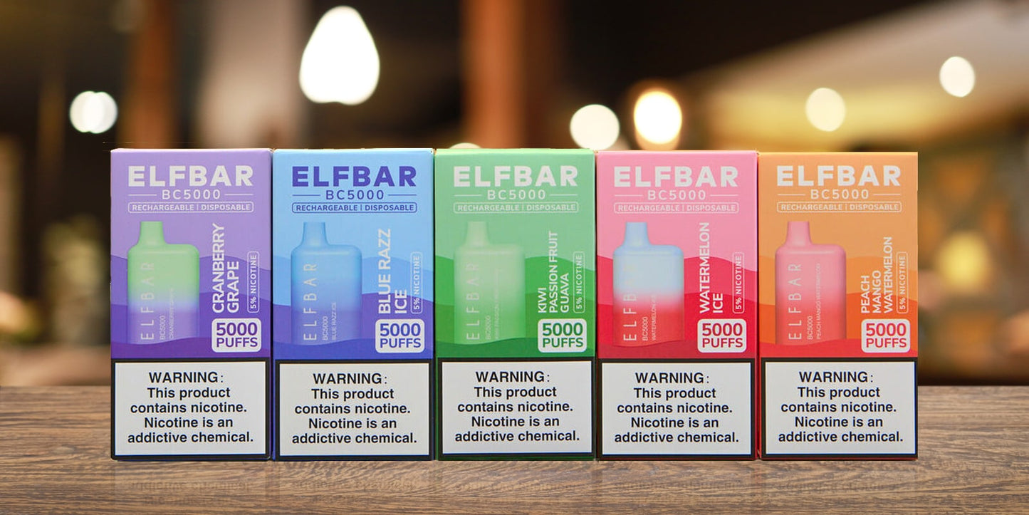 Elf Bar Disposable 5000 Puffs Switch vapes in Pakistan