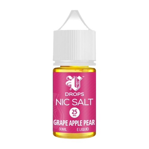 Grape-Apple-Pear-VDrops-30ml-Nicotine-Salt-E-Liquid Switch vapes in Pakistan