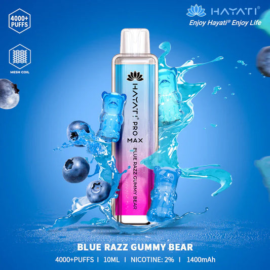 Hayati Pro Max - 4000+ puffs - Gummy Bear Switch vapes in Pakistan