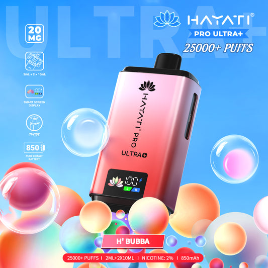 Hayati Pro Plus 25k Puff - Hubba Bubba