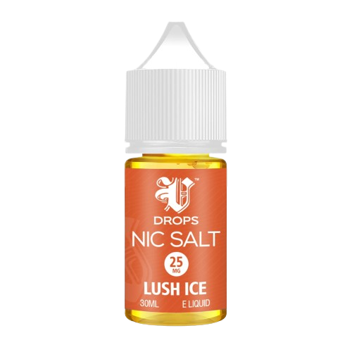 Lush-Ice-VDrops-30ml-Nicotine-Salt-E-Liquid Switch vapes in Pakistan