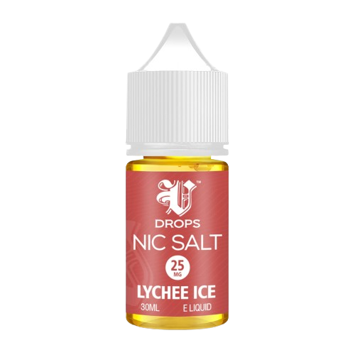 Lychee-Ice-VDrops-30ml-Nicotine-Salt-E-Liquid Switch vapes in Pakistan