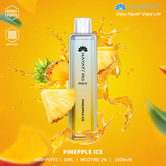 Hayati Pro Max - 15k puffs - Pineapple Ice