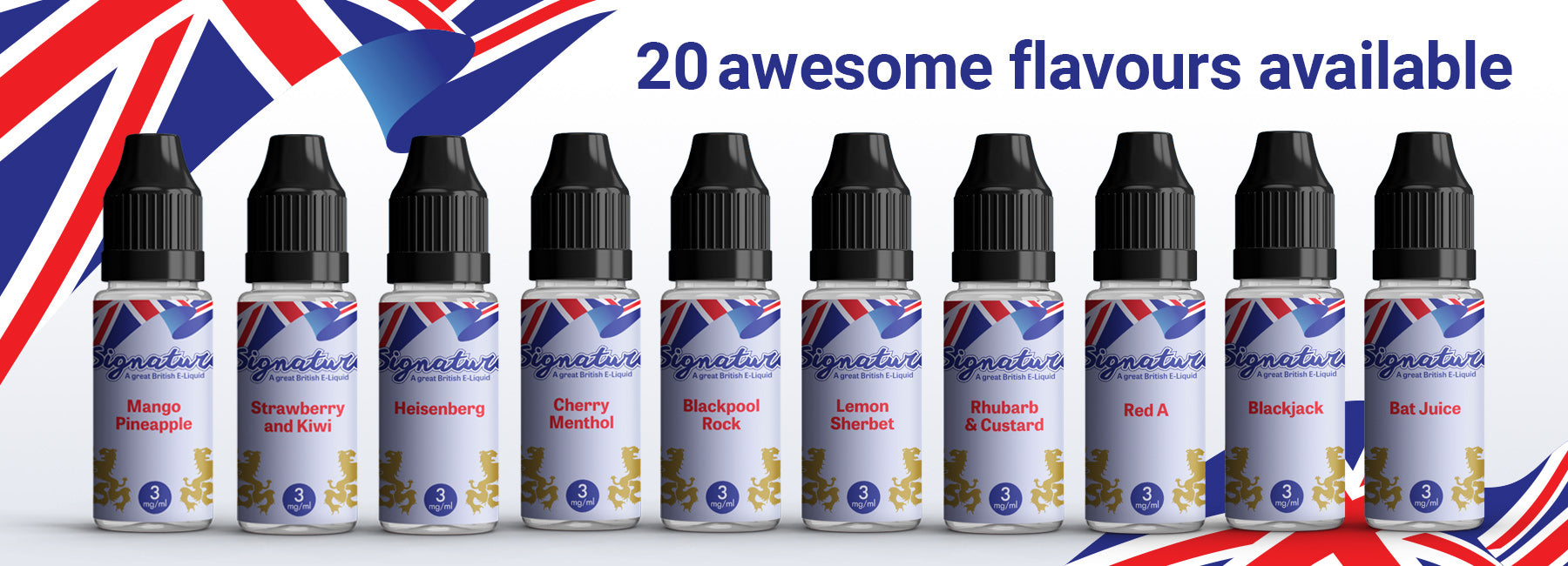 signature- UK IMPORTED - - 10ML NICOTINE SALT Switch vapes in Pakistan