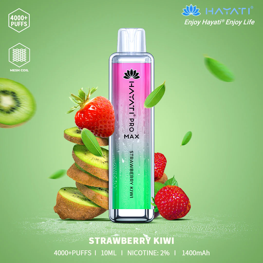 Hayati Pro Max - 15k puffs - Strawberry Kiwi