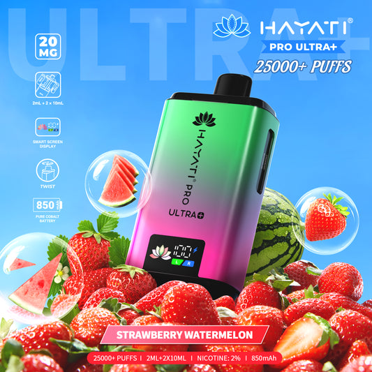 Hayati Pro Plus 25k puff - Strawberry Watermelon