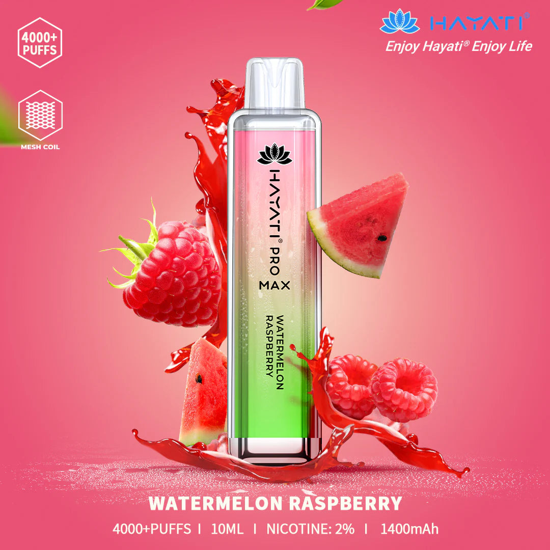 Hayati Pro Max - 15k puffs - Watermelon Raspberry