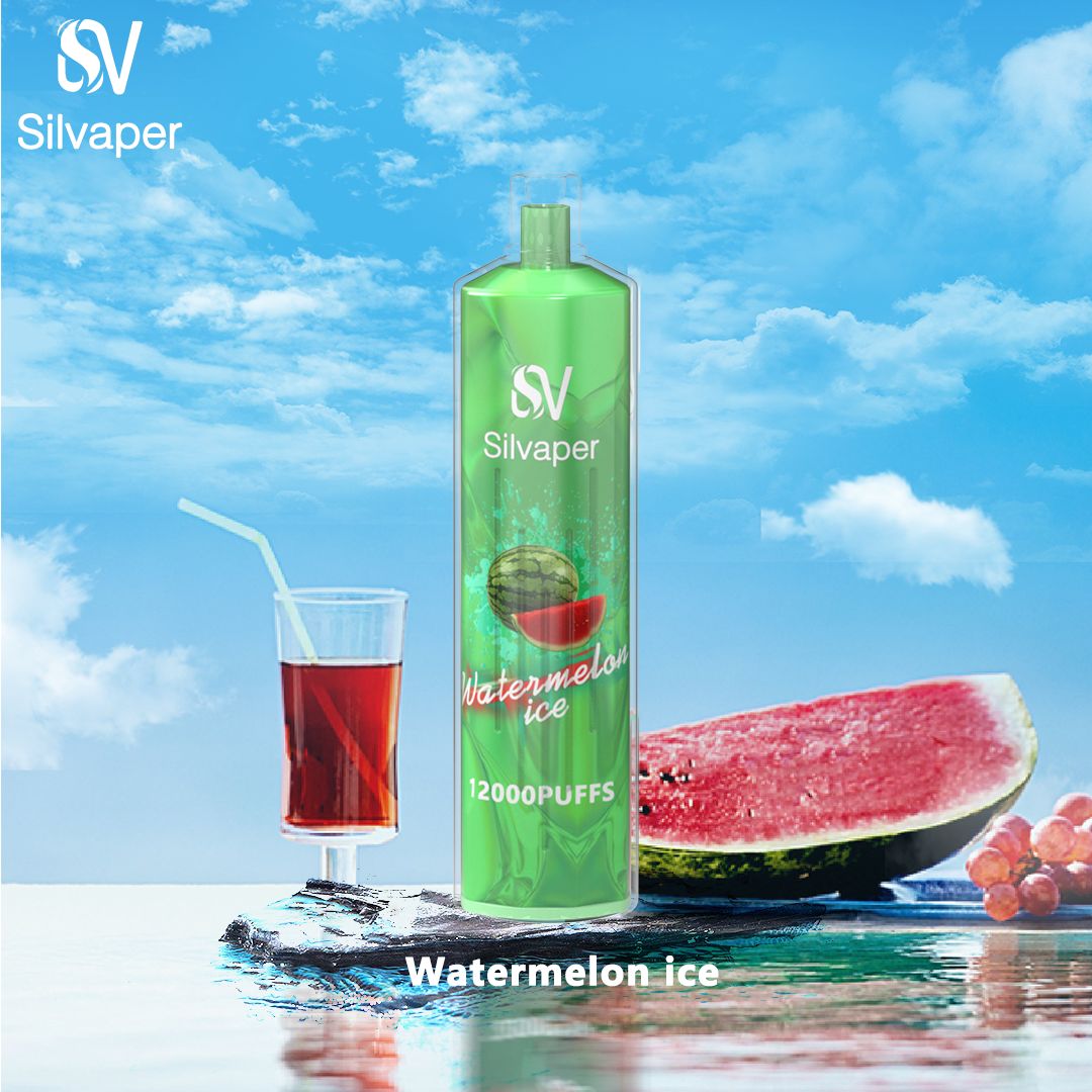 Watermelon Ice Silvaper 12000 Puff Sub Ohm 0.6 - Ecigvapewholesalers Switch vapes in Pakistan