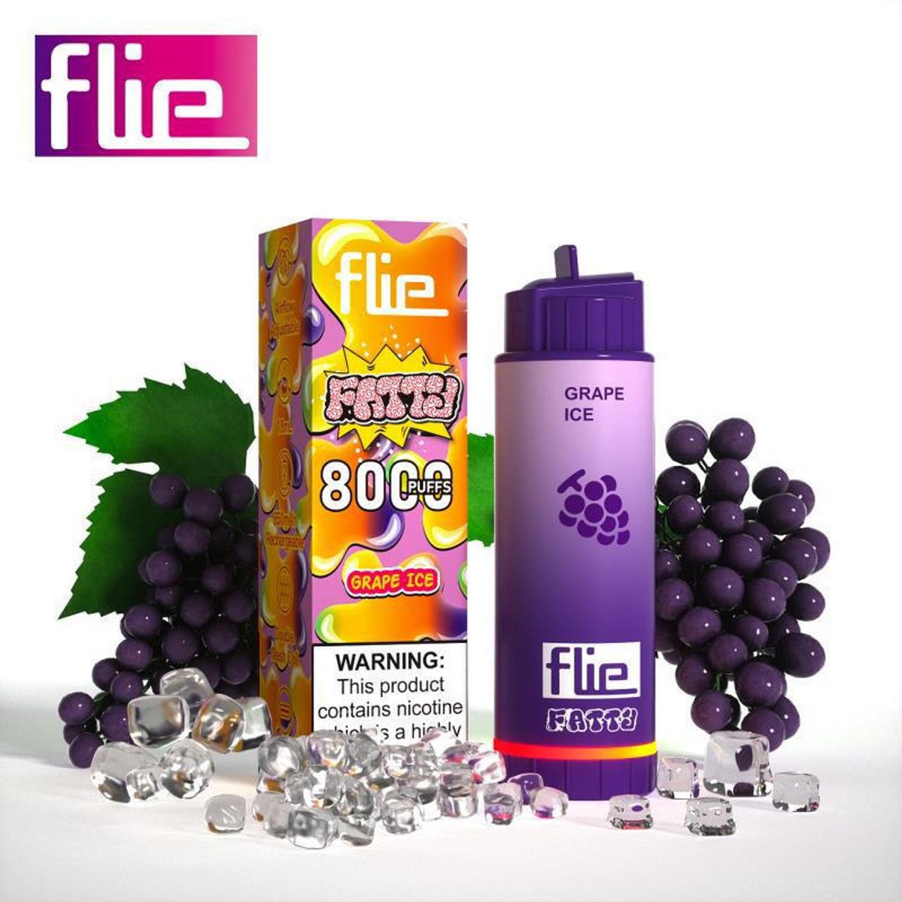 FLIE FATTY 5% NIC DISPOSABLE VAPE 18ML 8000 PUFFS Switch vapes in Pakistan