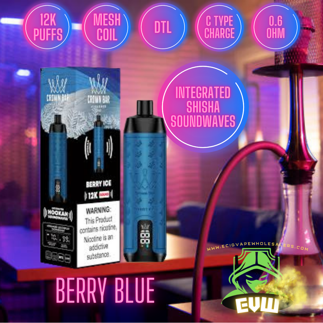 Al Fakher - Shisha 12k puff with sound-Berry Blue Switch vapes in Pakistan