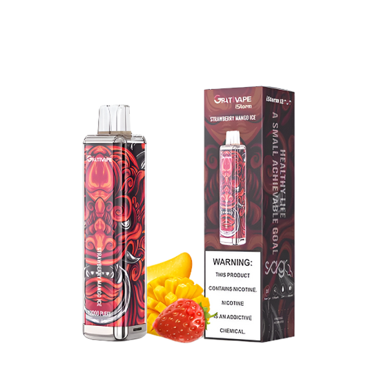 Grativape-Istorm 12k puff-Strawberry Mango ice Switch vapes in Pakistan