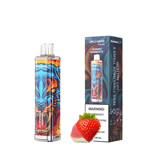 Grativape-Istorm 12k puff-Strawberry Watermelon ice Switch vapes in Pakistan