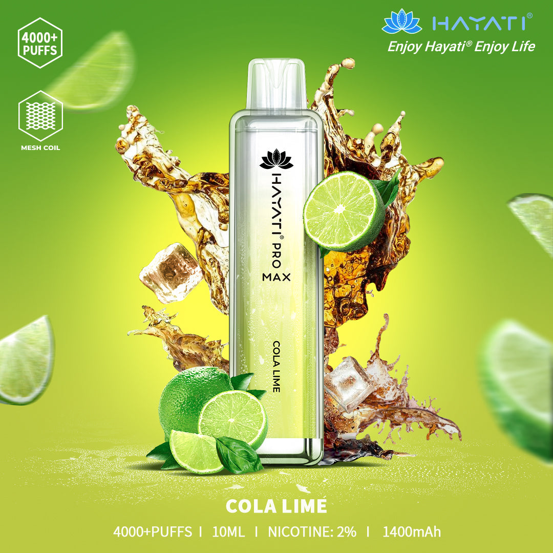 Hayati Pro Max-4k puff-Cola Ice Switch vapes in Pakistan