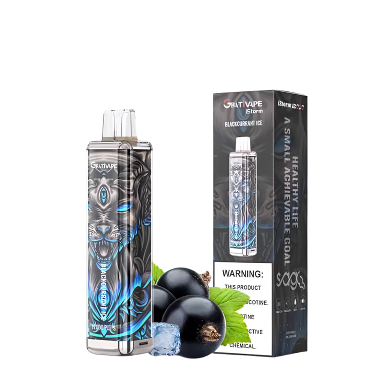 Grativape-Istorm 12k puff-Blackcurrant Ice Switch vapes