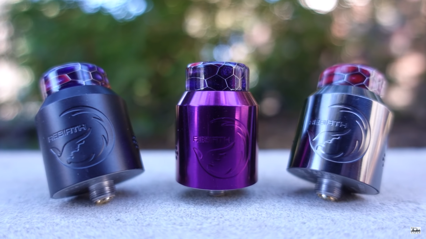 Hellvape ReBirth RDA Tank Atomizer - 24mm | Atom, Vape tanks, Rebirth Switch vapes in Pakistan