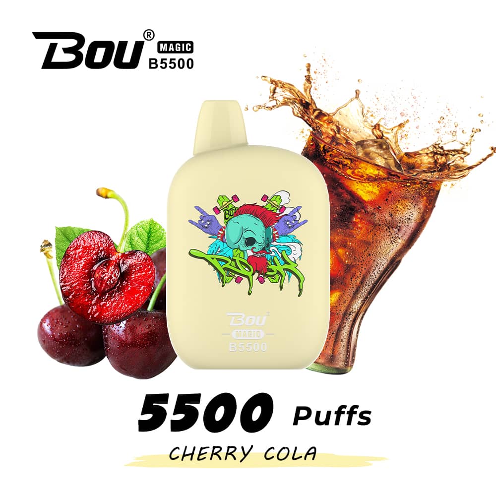 BOU MAGIC B5500 - DISPOSSIBLE AND RE-CHARGEABLE PODS Switch vapes in Pakistan