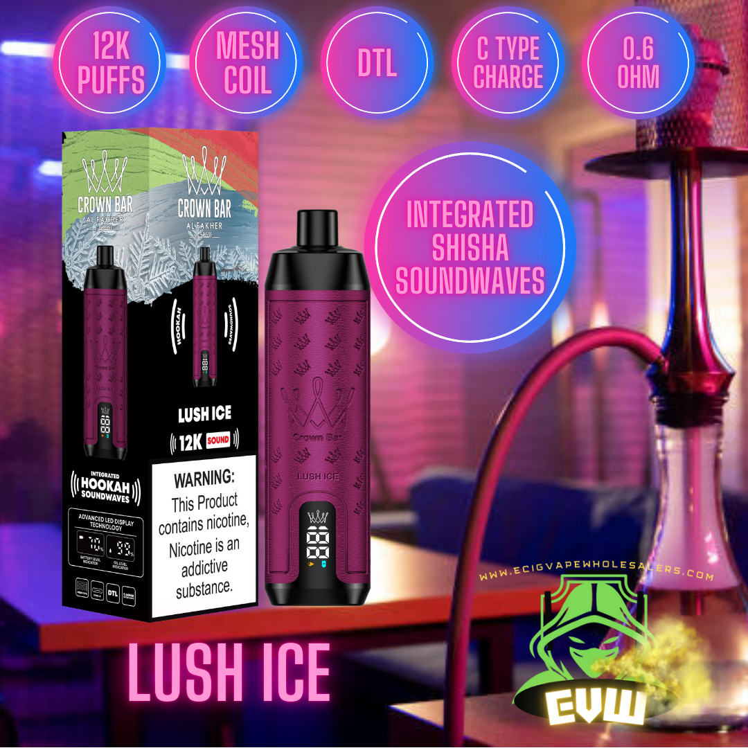 Al Fakher - Shisha 12k puff with sound - Lush ice Switch vapes in Pakistan