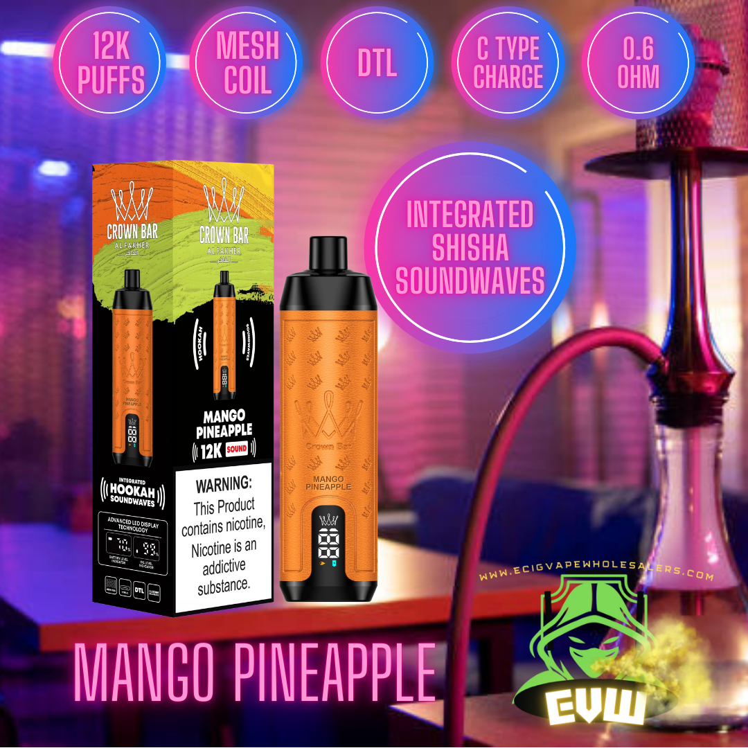 Al Fakher - Shisha 12k puff with sound-Mango Pineapple Switch vapes in Pakistan