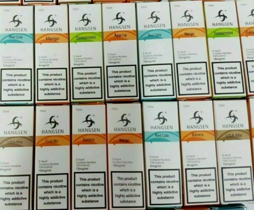 HANGSEN - UK IMPORTED - - 10ML 20MG NICOTINE SALT...  Switch vapes