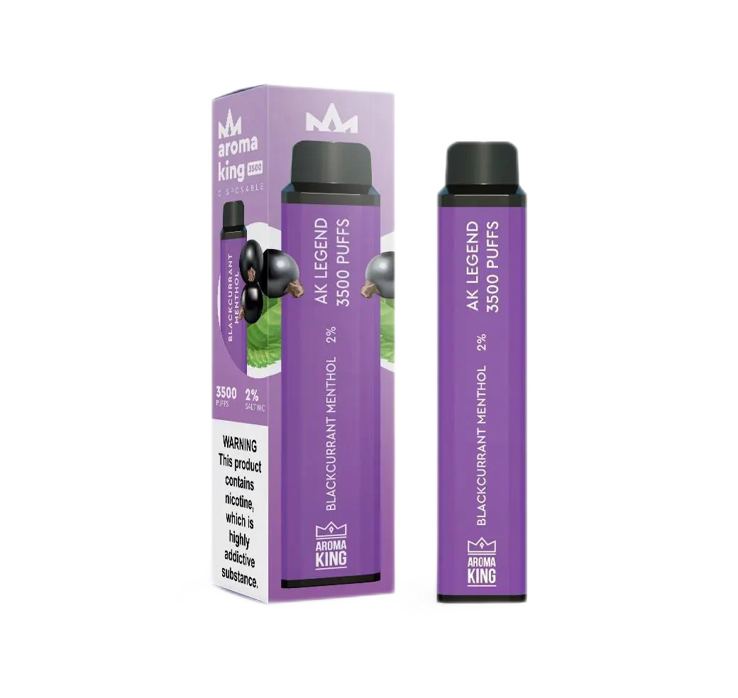 Aroma King Legend 3500 Puffs - Blackcurrant Menthol Switch vapes in Pakistan