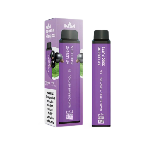 Aroma King Legend 3500 Puffs - Blackcurrant Menthol Switch vapes in Pakistan