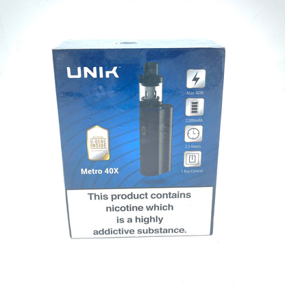 UNIK - METRO 40X SUB OHM KIT Switch vapes in Pakistan