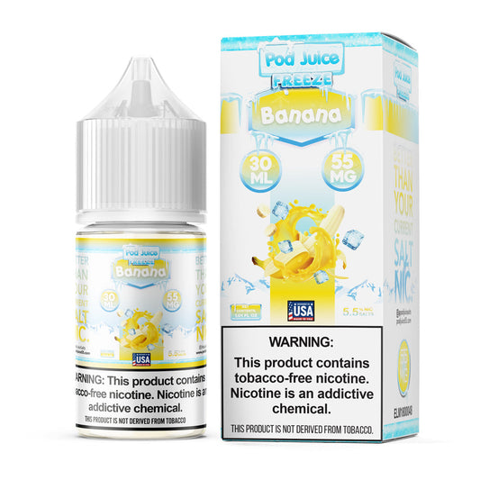 POD JUICE - BANANA FREEZE - SALT NICOTINE 30ML Switch vapes in Pakistan