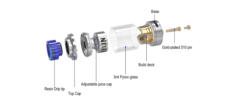 Vandy Vape Kylin mini RTA (rebuildable coil deck) - Imported from UK Switch vapes in Pakistan