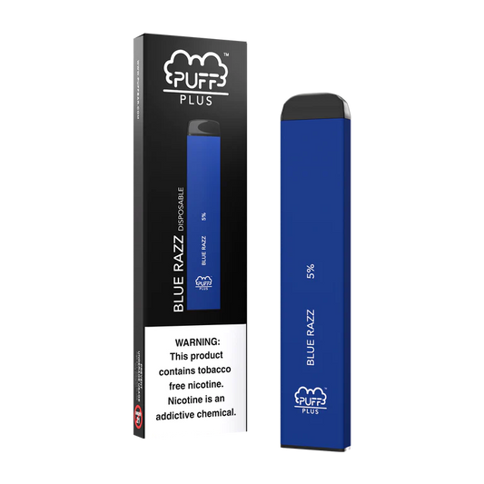 Puff Plus 1000 Puffs - Blue Razz 20mg Nicotine Switch vapes in Pakistan