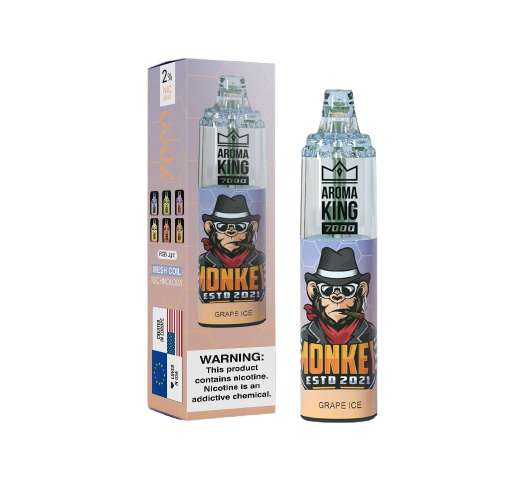 Aroma King Tornado 7000 puffs - Grape Ice 20mg Nicotince Switch vapes in Pakistan