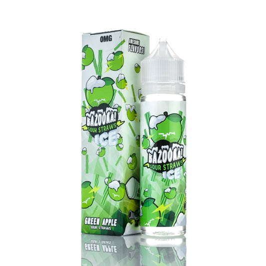 BAZOOKA JUICE - SOUR STRAWS GREEN APPLE - 60ML 3MG NICOTINE Switch vapes in Pakistan