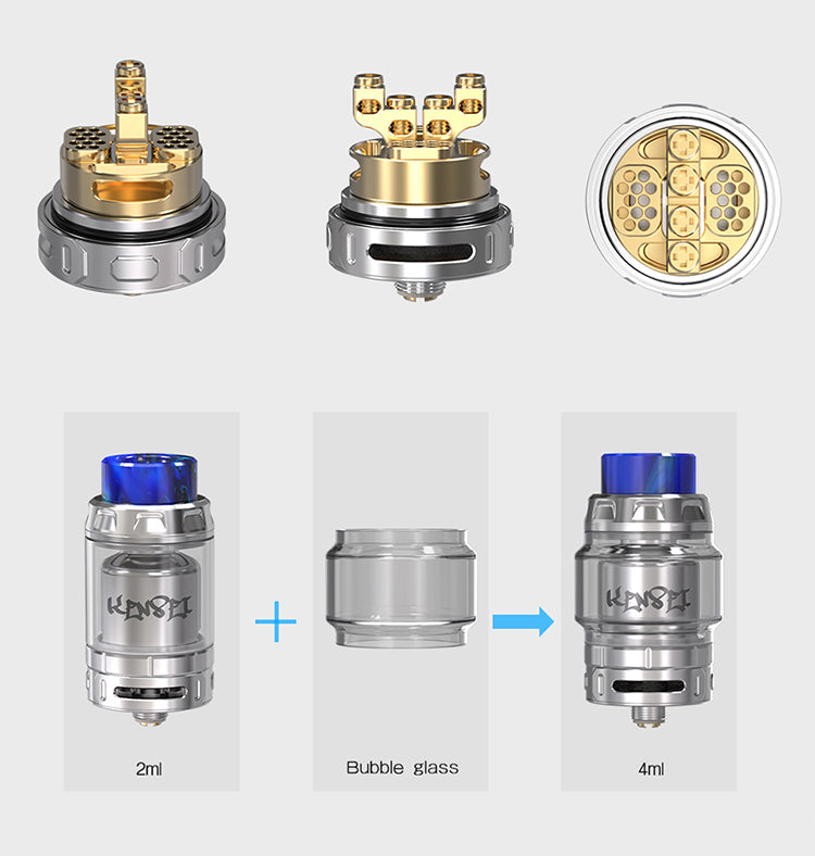 VANDYVAPE Kensei RTA (rebuildable coil deck) - Imported from UK Switch vapes in Pakistan