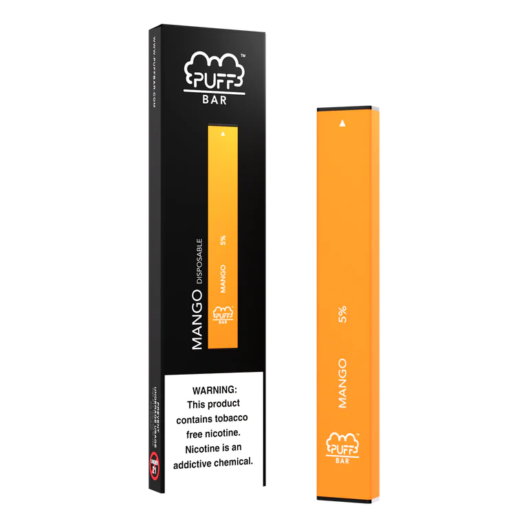 Puff Bar 500 Puffs - Mango 20mg Nicotine Switch vapes in Pakistan