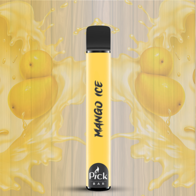 Pick Bar 600 Puffs - Mango Ice 20mg Nicotine Switch vapes in Pakistan