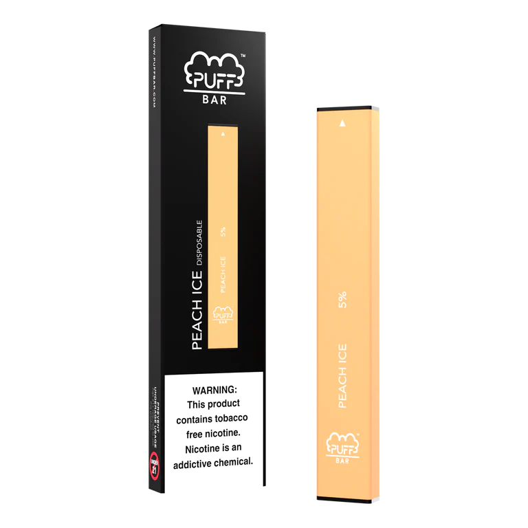 Puff Bar 500 Puffs - Peach Ice 20mg Nicotine Switch vapes in Pakistan