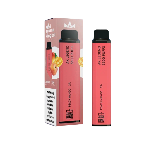 Aroma King Legend 3500 puffs - Peach Mango 20mg Nicotine Switch vapes in Pakistan