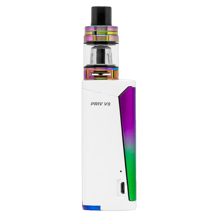 SMOK Priv v8 Kit White/Rainbow Switch vapes in Pakistan