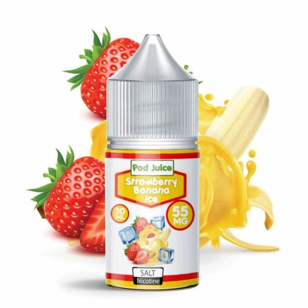 POD JUICE - STRAWBERRY BANANA FREEZE - SALT NICOTINE 30ML Switch vapes in Pakistan