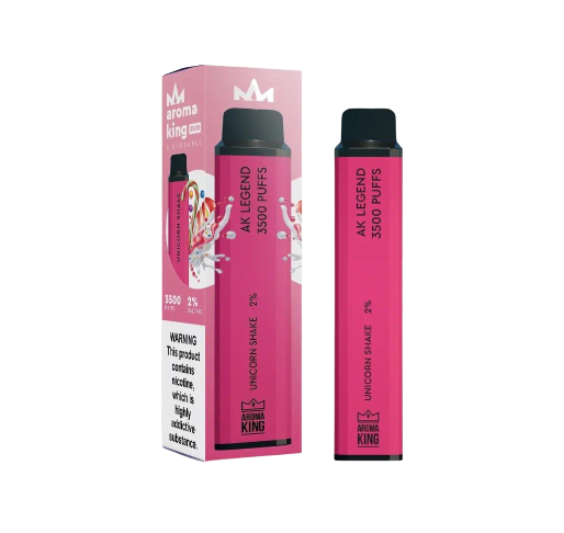 Aroma King Legend 3500 puffs - Unicorn Shake 20mg Nicotine Switch vapes in Pakistan